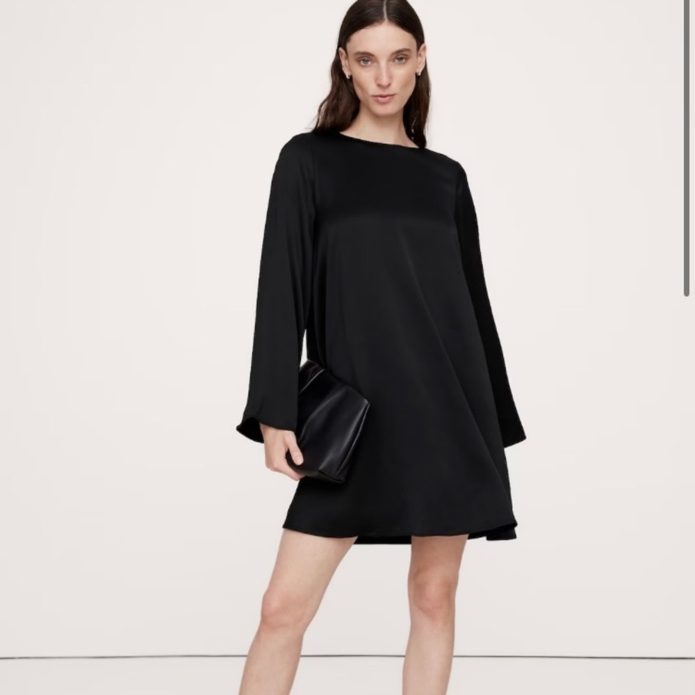 Banana Republic Italian Satin mini dress